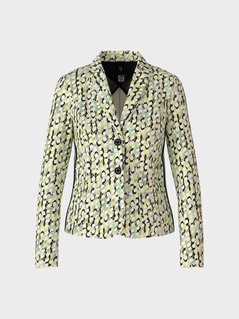 Marc Cain Graphic All-over Print Blazer WS3408J19