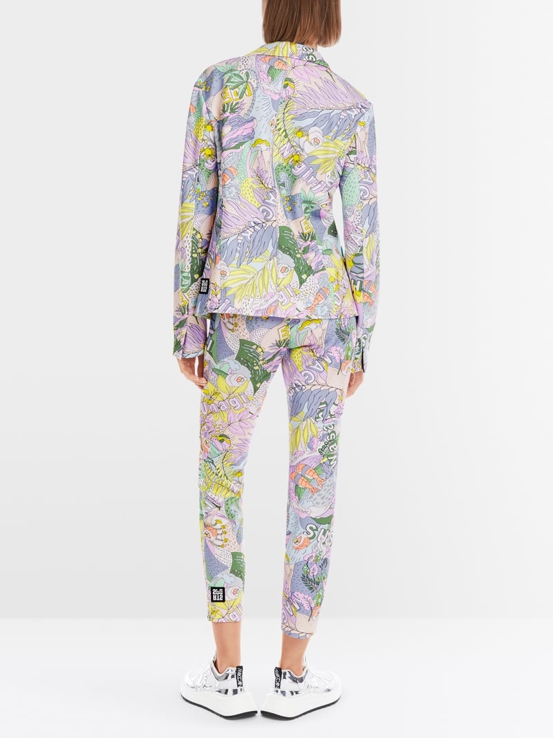 Marc Cain Floral Printed Scuba Jersey Blazer