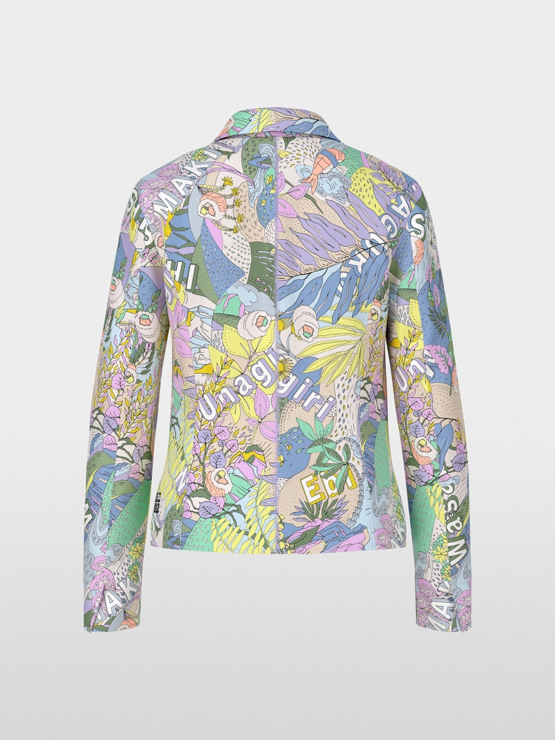 Marc Cain Floral Printed Scuba Jersey Blazer