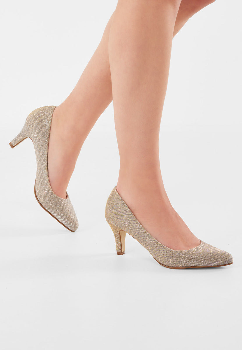 Stella Metallic Court Shoes