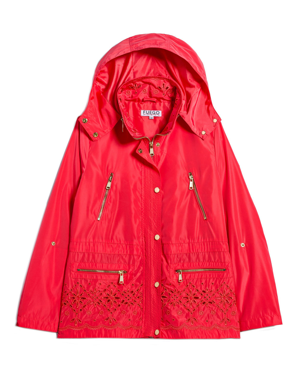 Broderie Anglaise Trench Jacket