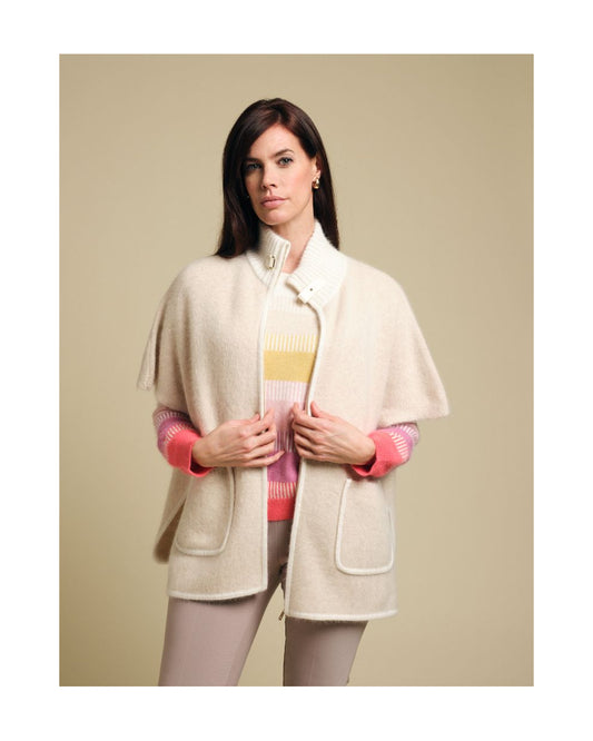 Fuego Mink Poncho Jacket