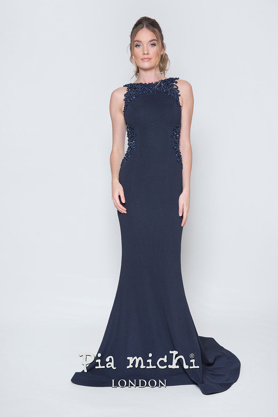 High Neck Evening Gown 1959