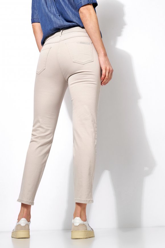 Be Loved Beige Crop Jeans 1225-58