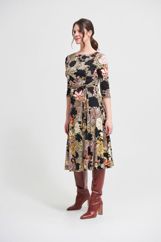 Paisley Floral Print Dress 213560 - Lucindas on-line
