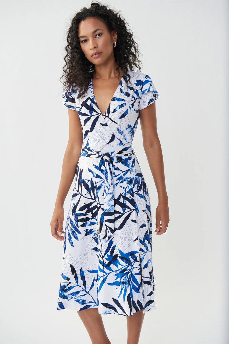 Leith midi wrap on sale dress