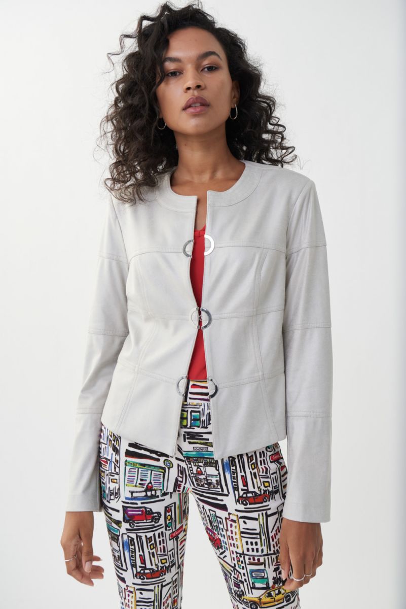 Metallic Suede Jacket 222900