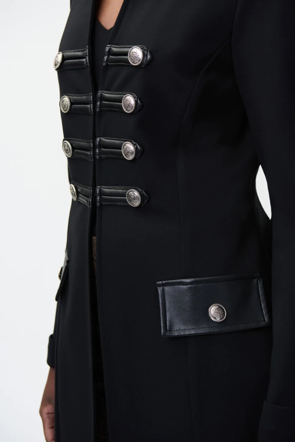 Black Military Jacket 224078