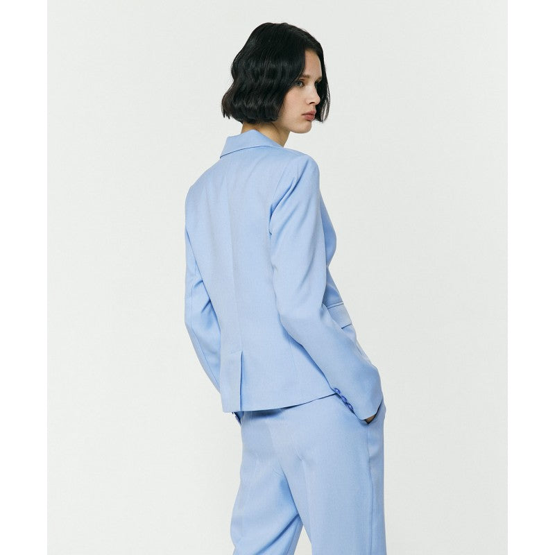 Access Fashion Sky Blue Tailored Blazer 33-1097