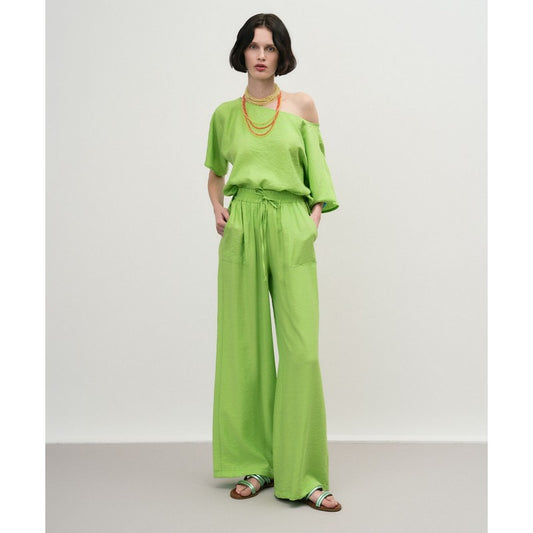 Basic Elastic Waist Trousers 33-5114