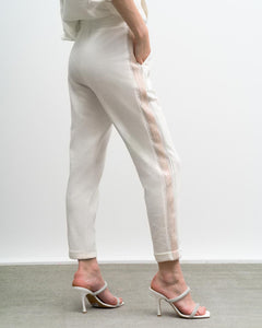 Cotton Jogger Pants with Strass details 33-5134