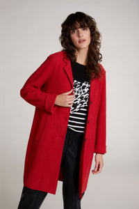 Classic Wool Coat in Pomerian Red 3736