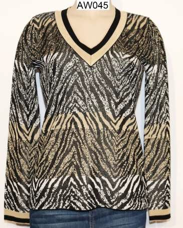 Zebra Print Jumper AW045 - Lucindas on-line