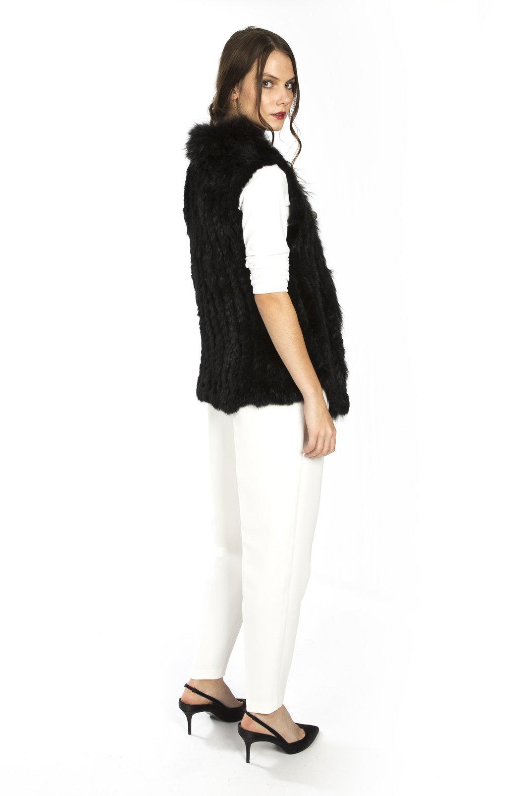 Jayley Faux Fur Gilet - Lucindas on-line