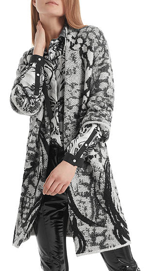 Marc Cain Knitted Virgin Wool Coatigan