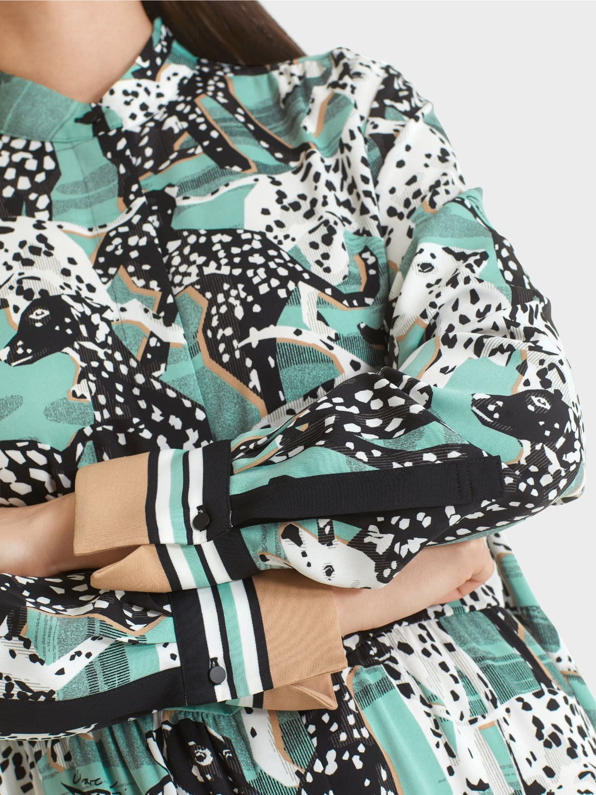 Dalmatian Pattern Dress