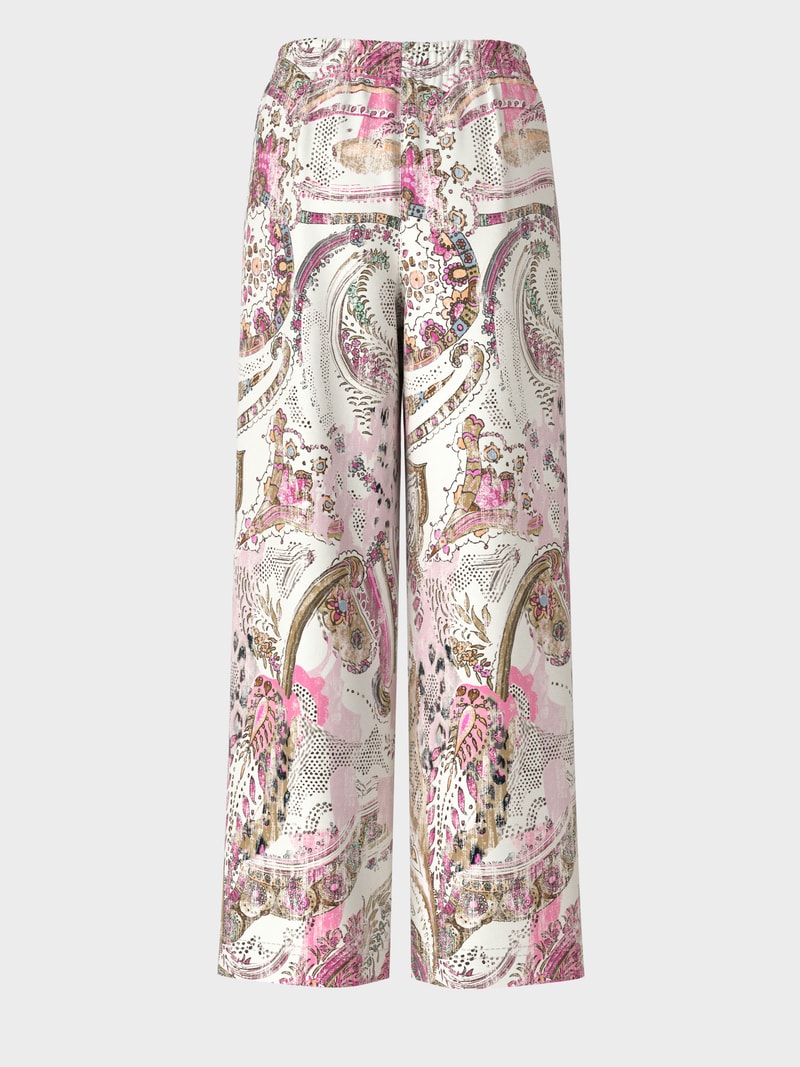 Paisley Print Relaxed Fit Trousers