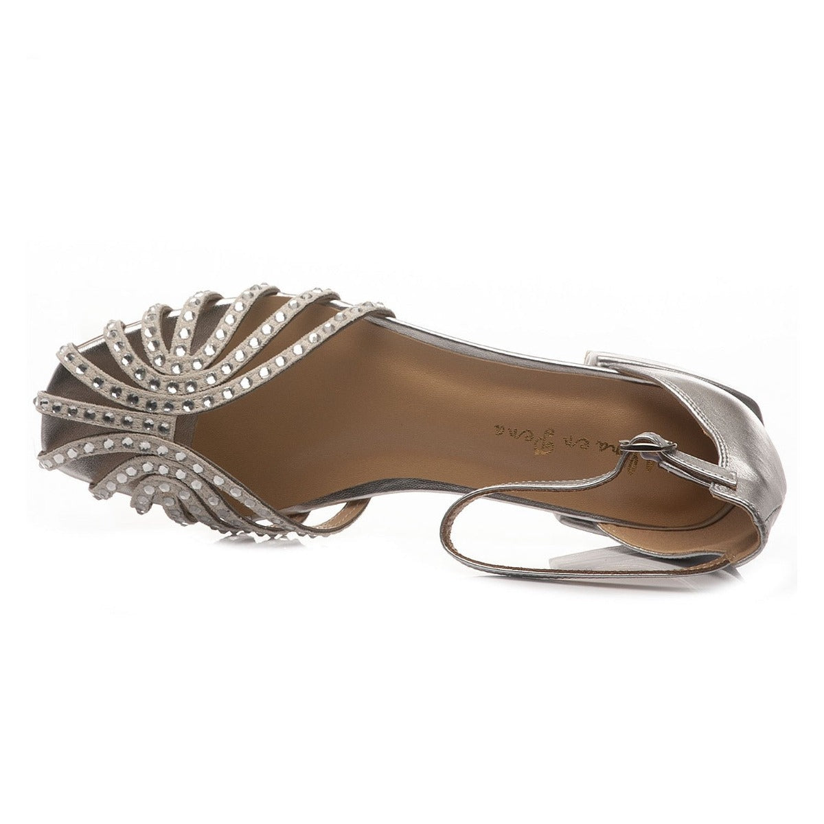 Silver Flat Sandals