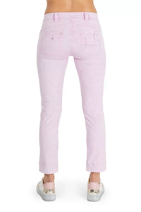 Pink Crostata Crop Jeans