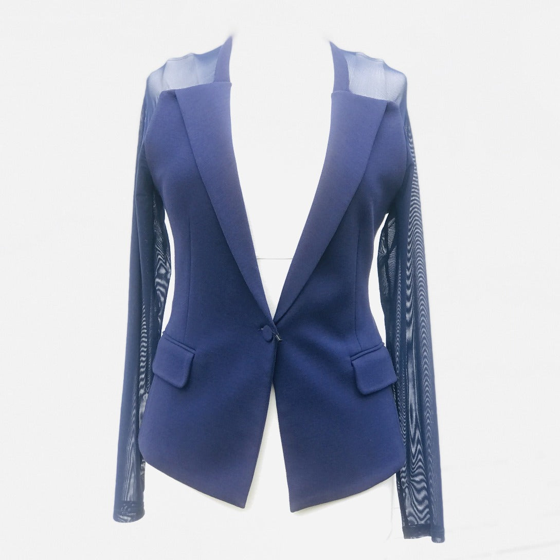 Isabel De Pedro Blazer with Mesh Sleeves AM539 - Lucindas on-line
