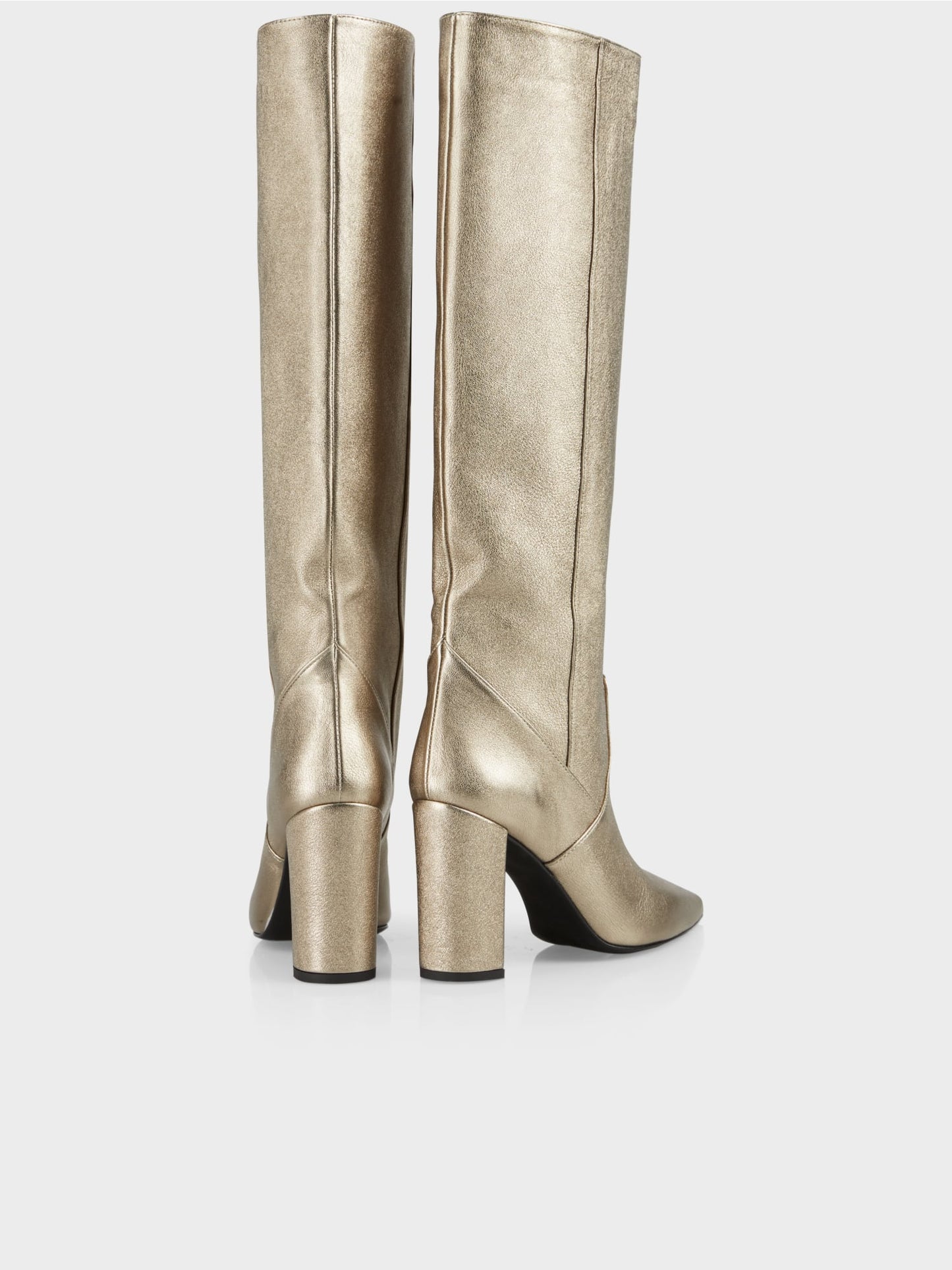 Shiny Soft All Leather Boots