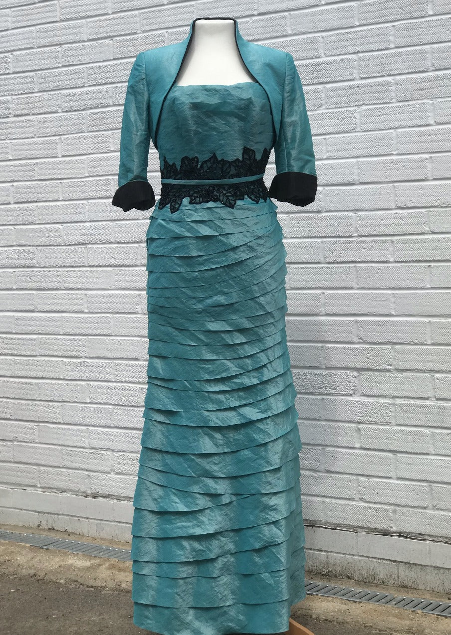 John Charles long dress with bolero 23931 - Online exclusive promo price - Lucindas on-line