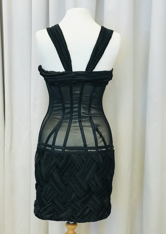 Black Corsetiere dress - Lucindas on-line