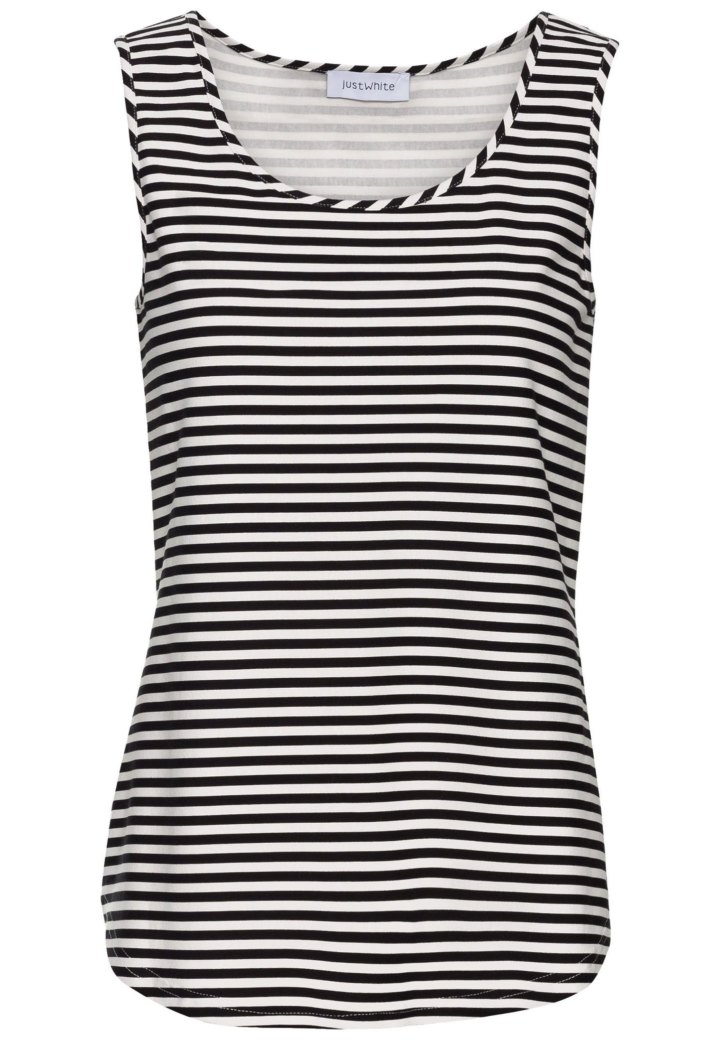 Monochrome Stripe Vest