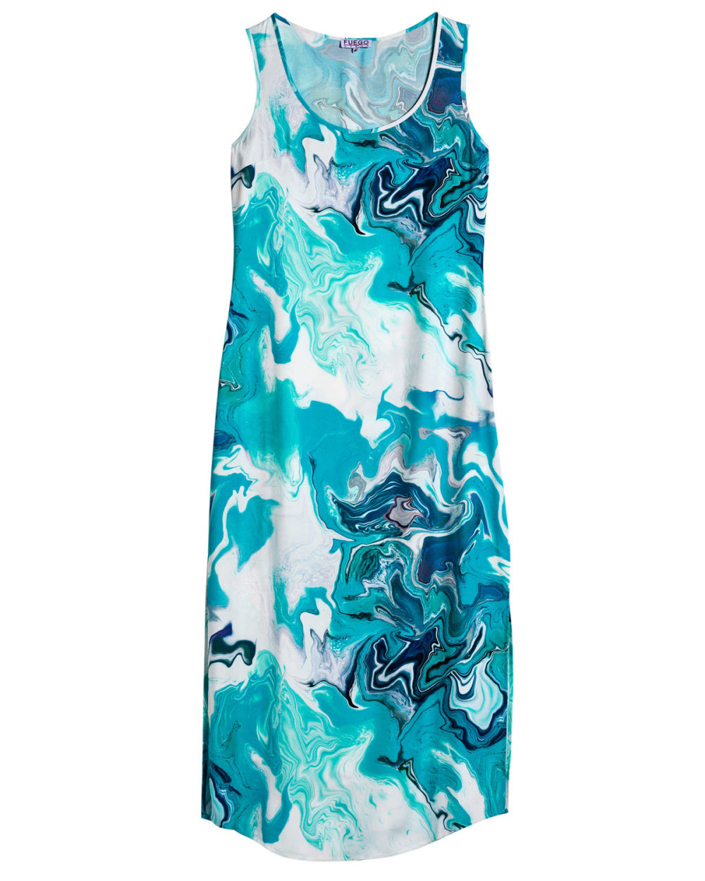 Marble Sea Long Dress