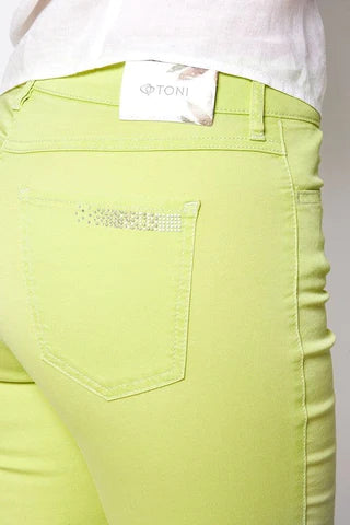 Be Loved Lime Crop Jeans 1225-58