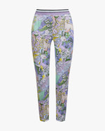 Load image into Gallery viewer, SOFIA Floral Printed Scuba Trousers YS 81.27 J56
