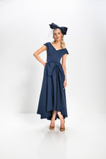 Load image into Gallery viewer, Safia Bow Flare Dress
