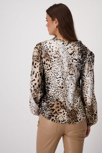 Leopard Pattern Blouse 409419