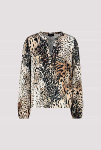 Leopard Pattern Blouse 409419