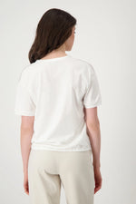 Load image into Gallery viewer, T-shirt with Decorative Pocket 409368
