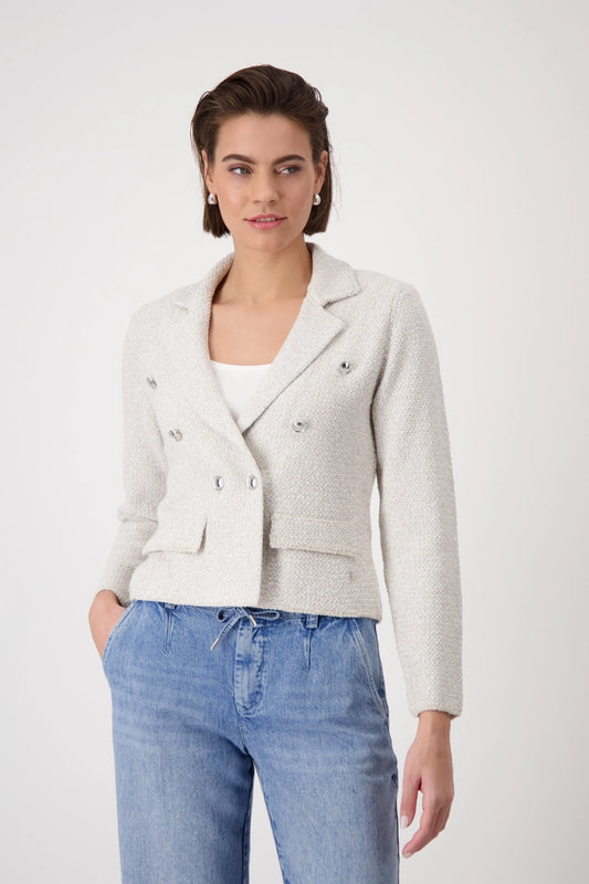 Tweed Knit Blazer 409479