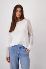 Load image into Gallery viewer, Colour-block Knit Jumper 409302
