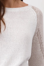 Load image into Gallery viewer, Colour-block Knit Jumper 409302

