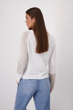 Load image into Gallery viewer, Colour-block Knit Jumper 409302
