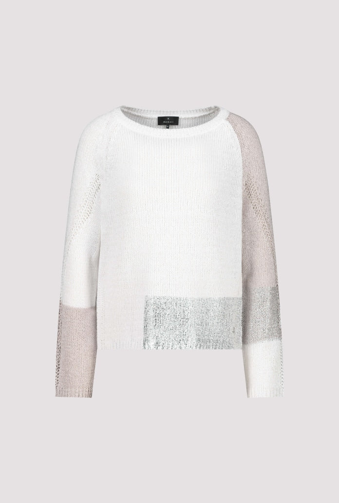 Colour-block Knit Jumper 409302