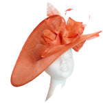Load image into Gallery viewer, Orange/Purple Pure Silk Tiered Dress 4942
