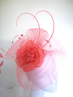 Load image into Gallery viewer, Pleated Crin Fascinator SG445
