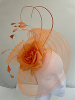 Load image into Gallery viewer, Pleated Crin Fascinator SG445
