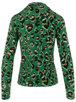 Load image into Gallery viewer, Green Animal Print Long sleeve XS 48.41 J70
