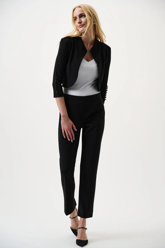 Joseph Ribkoff Black Classic Straight Trouser