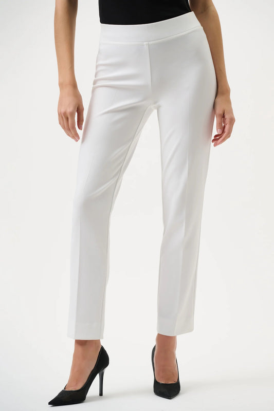 Joseph Ribkoff Offwhite Classic Straight Trouser