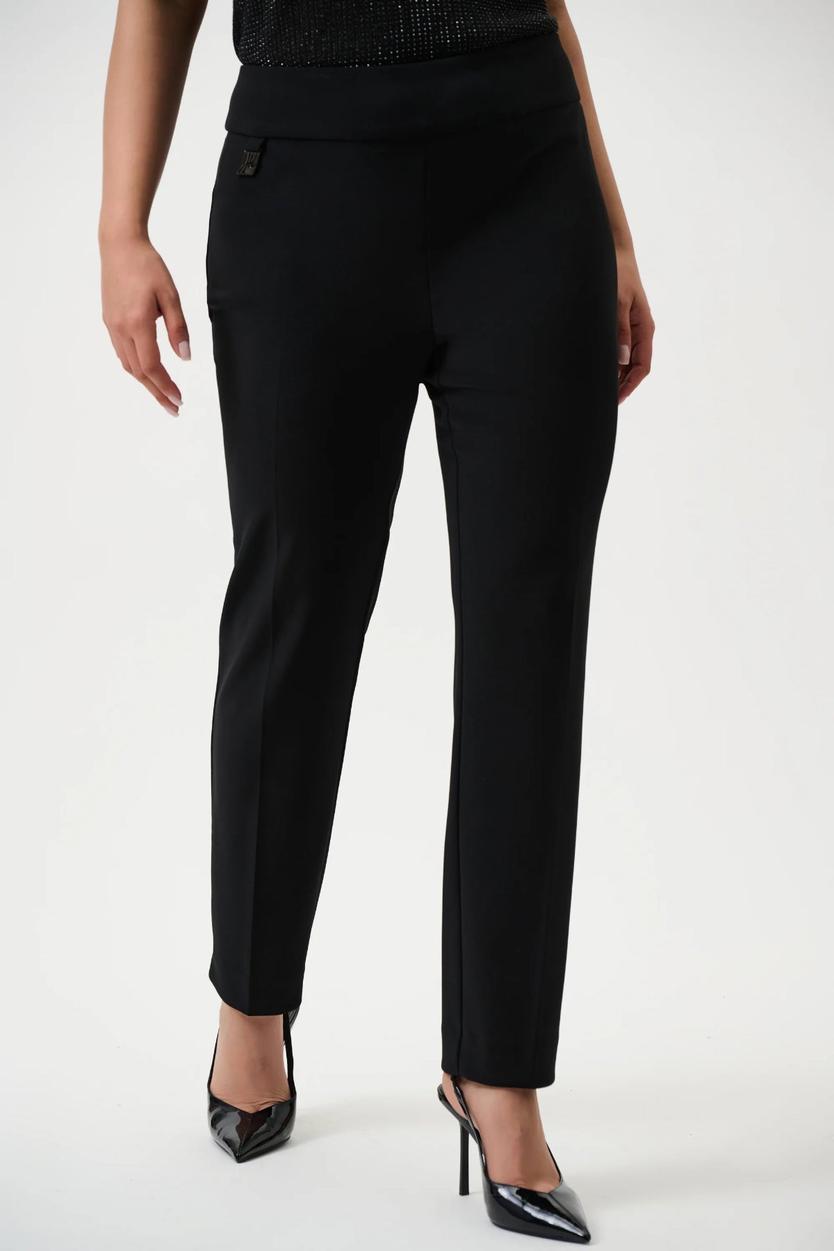 Joseph Ribkoff Black Classic Tailored Slim Trouser