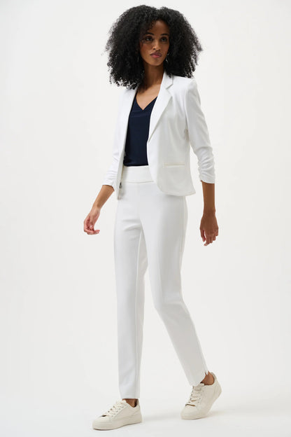Joseph Ribkoff Off-white Classic Tailored Slim Trouser