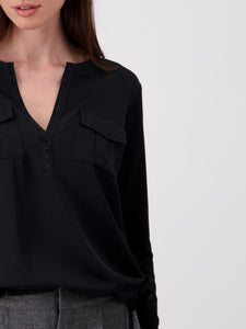 Easy Style Draw String Blouse 807159