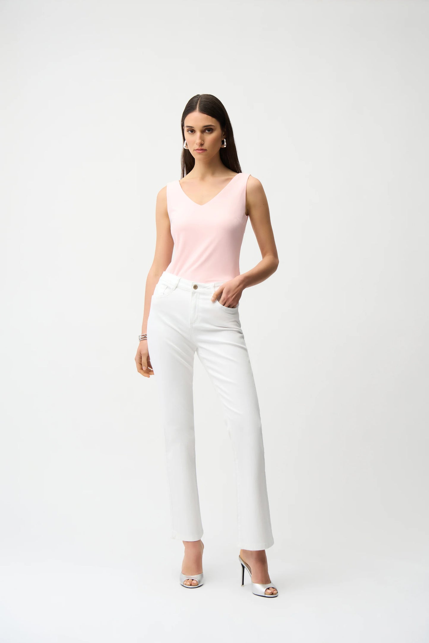 Pink Classic V-Neck Cami